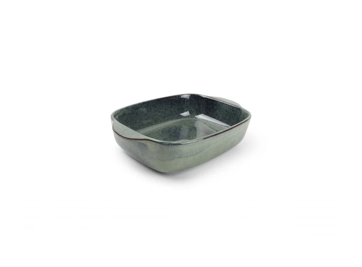 Meridian groen/blauw ovenschaal 32/25,5x20,5xH7cm schuin zicht 850618 Salt en Pepper
