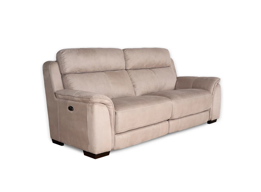 Canape met relax ADELLE zijzicht in stof