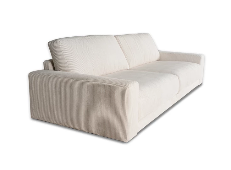 XL canape Cesare S250XL Ribcord 104 white 2