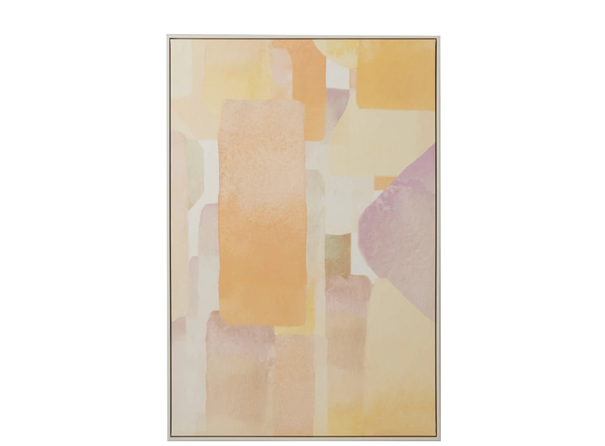 houten pastel canvas kader/ hout mix large - vooraanzicht