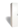 AG380.3726 Allrounder draaideurkast 1 deur alpen wit links schuin vooraanzicht gesloten