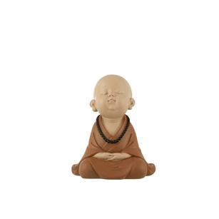 monnik bruin zen beeldje Poly -L- 16799