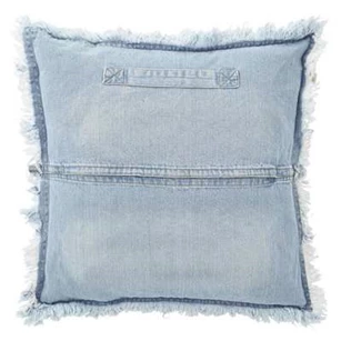 SKNISH45BLA Rogon Sierkussen Nisha 45x45cm Blauw