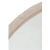 ronde beige spiegel- leder S- detail leder