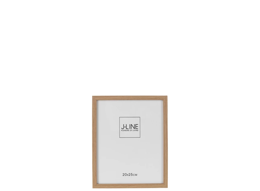 Basic fotokader- hout- naturel M- vooraanzicht