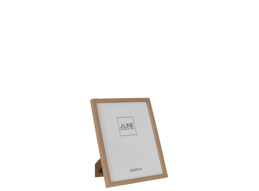Basic fotokader- hout- naturel M- schuin zicht