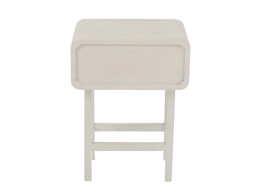 Bijzettafel Molly- exotiek- hout/rotan- wit- achteraanzicht