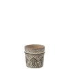 Terracotta bloempot- provence-bruin M- 27935(14.5X14.5X15CM)