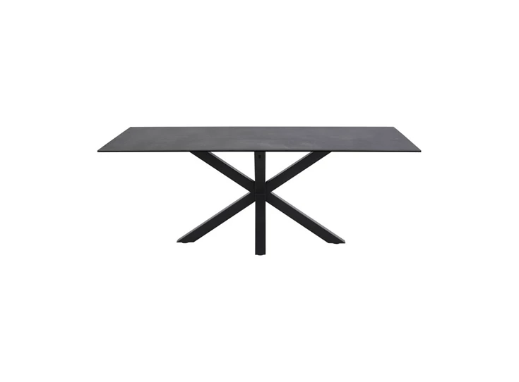 20855 heaven black metal actona vooraanzicht eettafel fairbanks