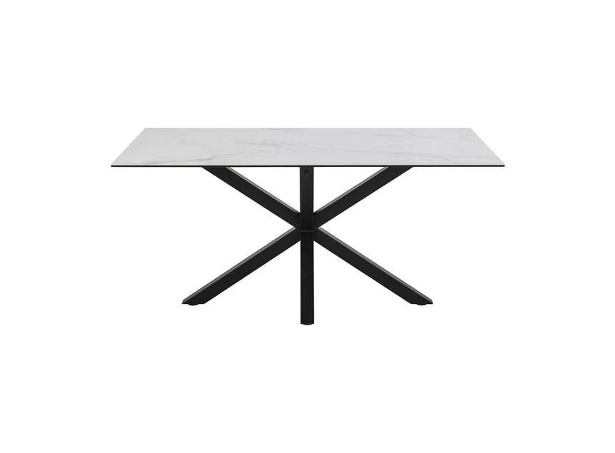 20854 heaven eettafel actona vooraanzicht wit keramiek 160x90cm
