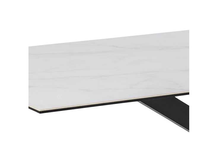 20303 heaven wit keramiek 200x100cm eettafel actona detail tafelblad