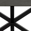20855 heaven black metal actona eettafel fairbanks detail kruispoot