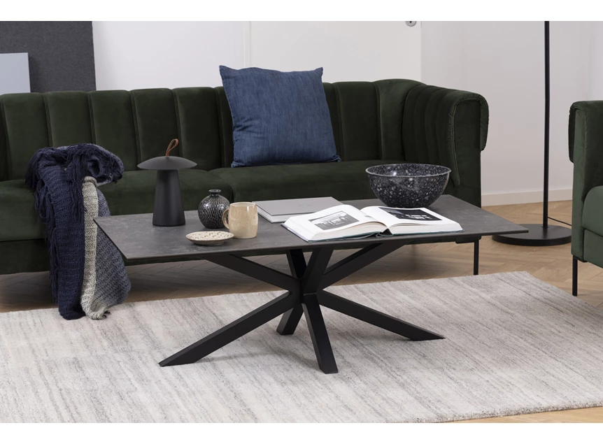 87423 heaven salontafel fairbanks black metal 130x70 actona sfeerbeeld