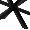 87423 heaven salontafel fairbanks black metal 130x70 actona detail kruispoot