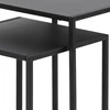 86459 newton set 2 bijzettafels zwart metaal actona nest table detail