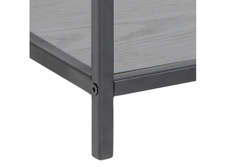 87997 seaford nachttafel zwart metaal detail onder