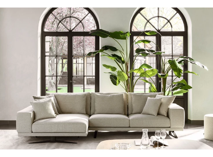 zetel met longchair Zania 3-zit Passe Partout