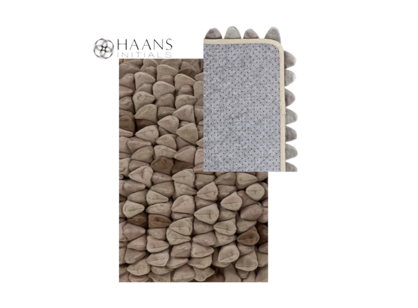 330-620-006 Haans Vloerkleed Pebble 300x200cm Zand Taupe