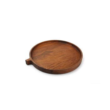 Serveerschaal 40XH3,5cm- hout- Chop- 805633