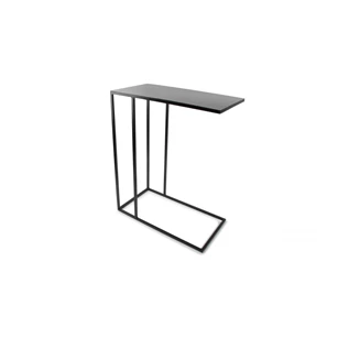 Bijzettafel 48X26XH64cm- zwart- Ivy- 825064