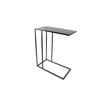 Bijzettafel 48X26XH64cm- zwart- Ivy- 825064