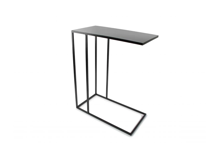 Bijzettafel 48X26XH64cm- zwart- Ivy- 825064