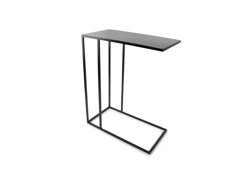 Bijzettafel 48X26XH64cm- zwart- Ivy- 825064