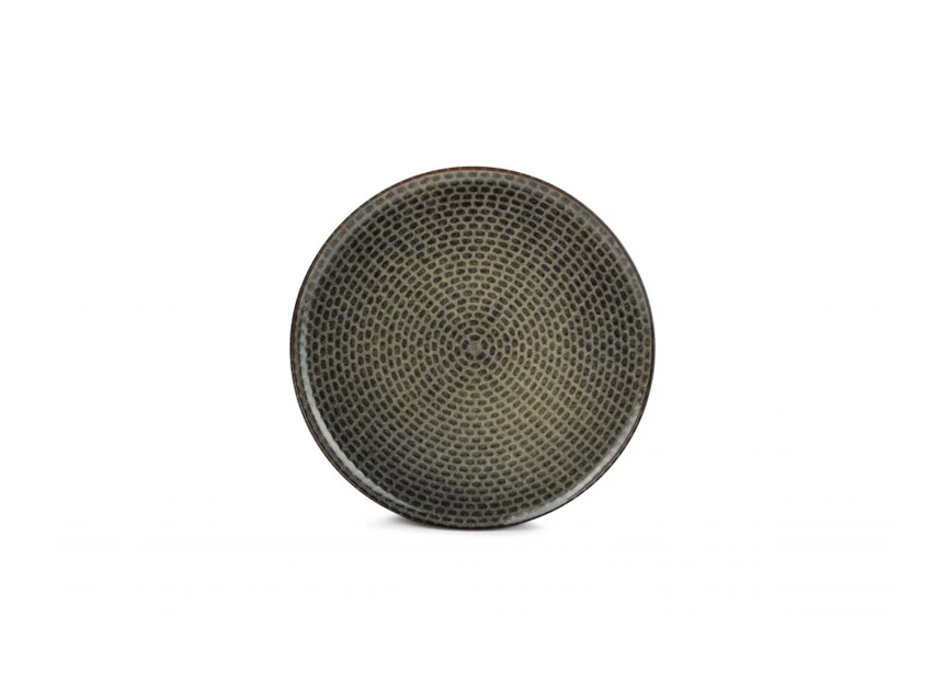 Plat bord 20cm- groen/blauw- Stitch- 850275