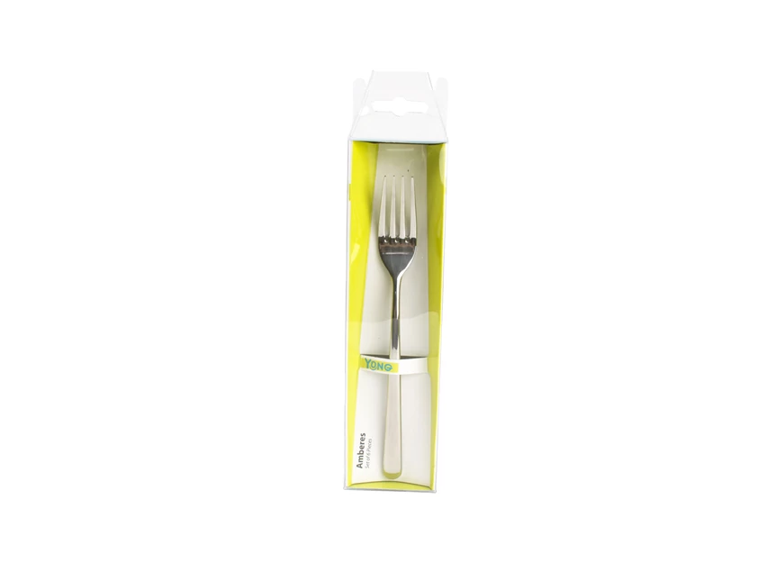 610747 Tafelvork Amberes set/6 Bonbistro verpakking