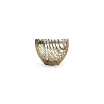 Draadmand 20Xh15cm- goud- Twisted Iris- 820171