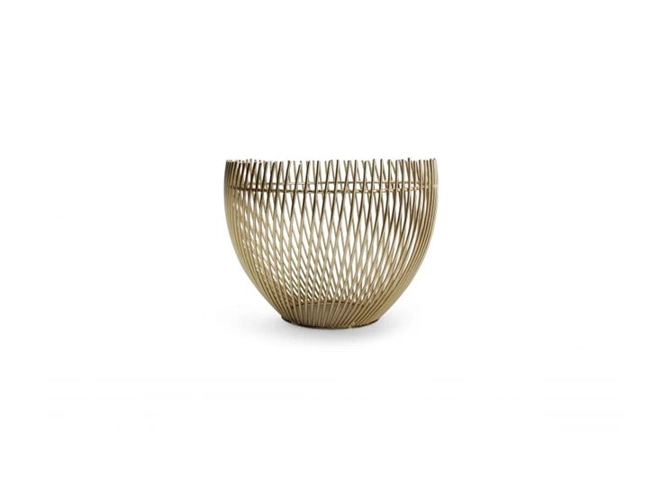 Draadmand 20Xh15cm- goud- Twisted Iris- 820171