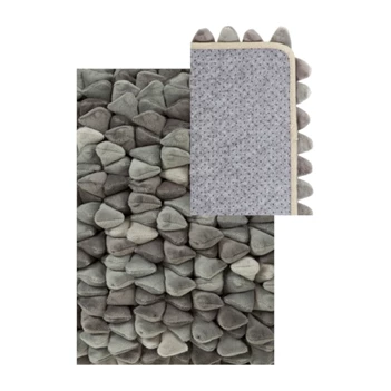 330-620-042 Haans Vloerkleed Pebble 120x60cm Ash grey