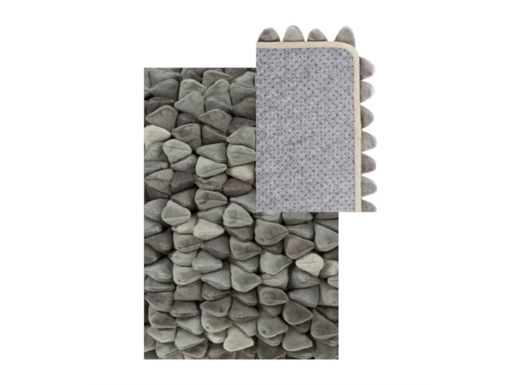 330-620-042 Haans Vloerkleed Pebble 120x60cm Ash grey