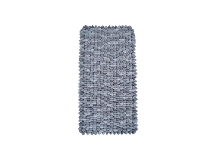 330-620-042 Haans Vloerkleed Pebble 120x60cm Ash grey Boven