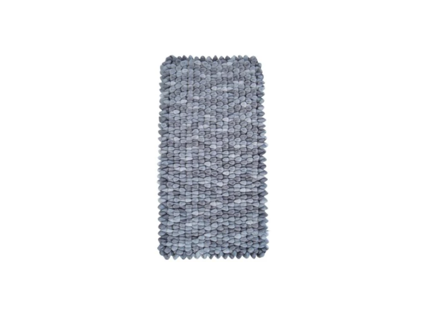 330-620-042 Haans Vloerkleed Pebble 120x60cm Ash grey Boven