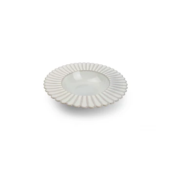 Diep bord 24/13Xh4cm- nuance- white Lotus- 803523