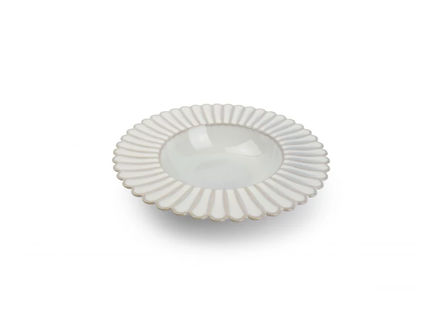 Diep bord 24/13Xh4cm- nuance- white Lotus- 803523