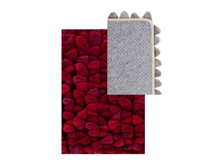 330-620-014 Haans Vloerkleed Pebble 300x200cm Chili rood