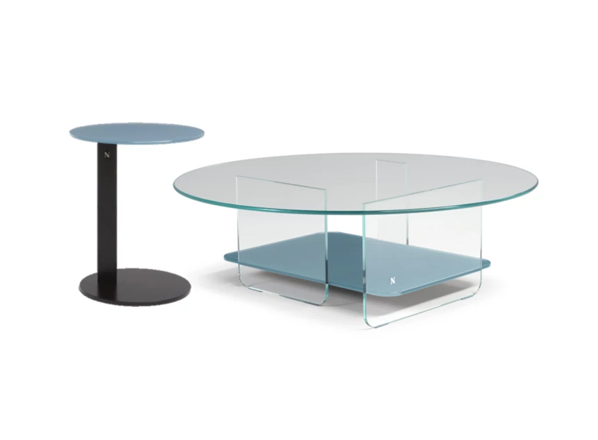 Salontafel en bijzettafel Cava Havenly E04504X & E04509X Natuzzi Italia