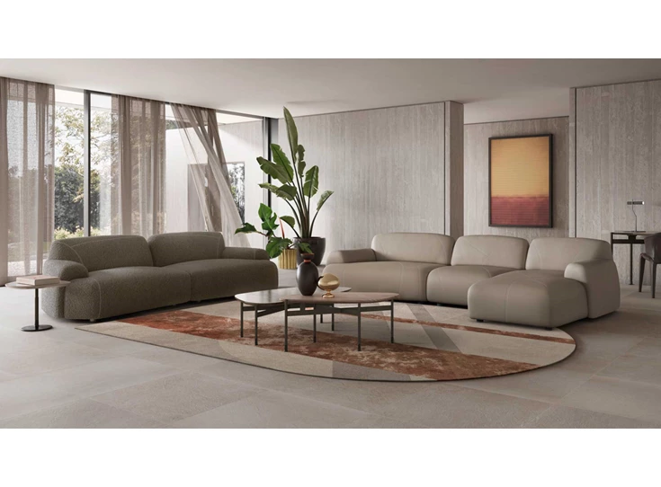 Sfeerfoto Salontafelset Ika T849001 T849002 T849003 Natuzzi Italia
