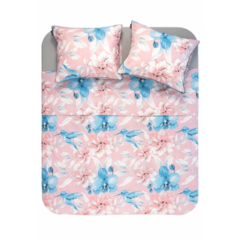 701727 Ambianzz Bedding DC hummingbird roze 240x200/220cm