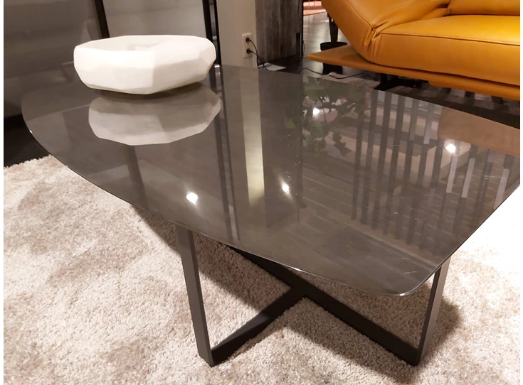 Detail Salontafel Tempo Nickel Silver T134M04 Natuzzi Italia