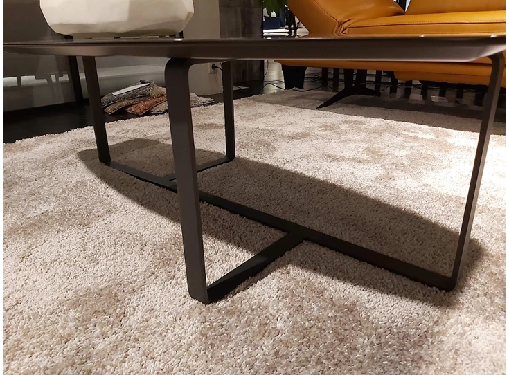 Onderstel Salontafel Tempo Nickel Silver T134M04 Natuzzi Italia