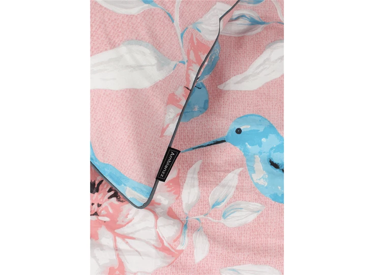 701727 Ambianzz Bedding DC hummingbird roze 240x200/220cm detail