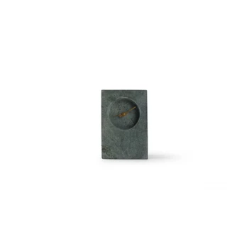 Tafelklok 13Xh20cm- marble groen- Zone- 825046