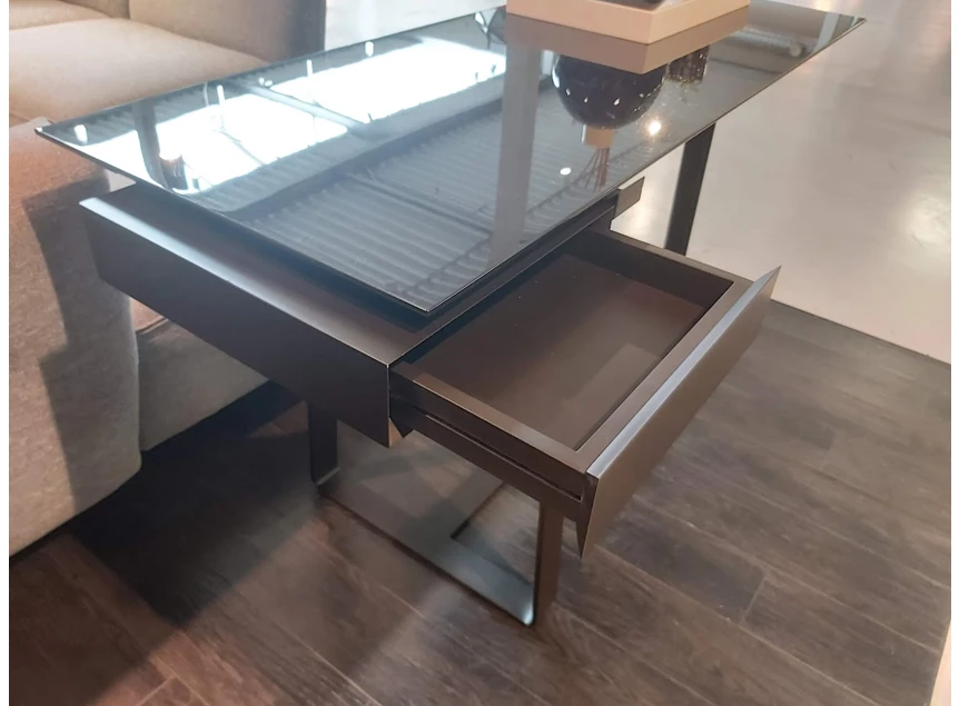 Lade Console Omega Glossy Coffee E007MMW Natuzzi Italia
