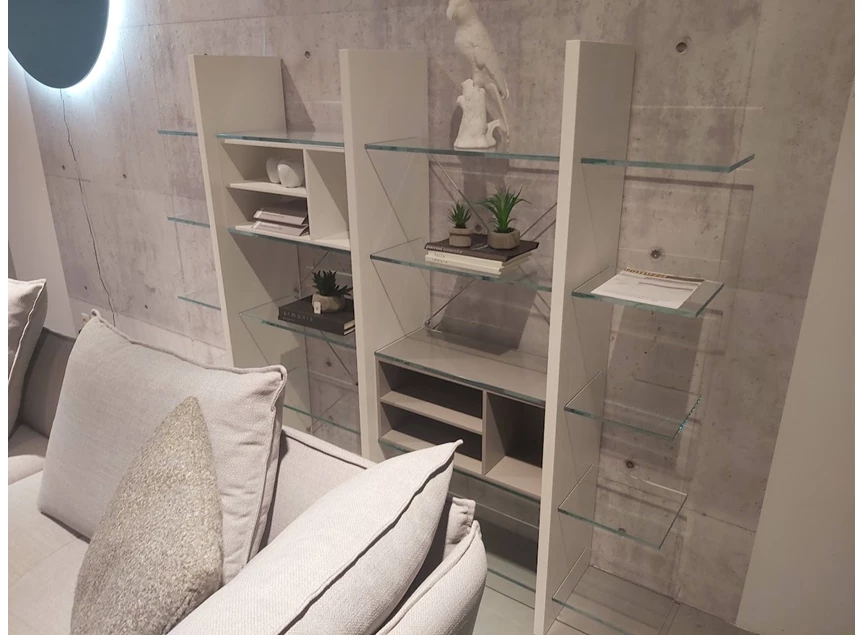 Boekenrek Proxima White Natuzzi Italia