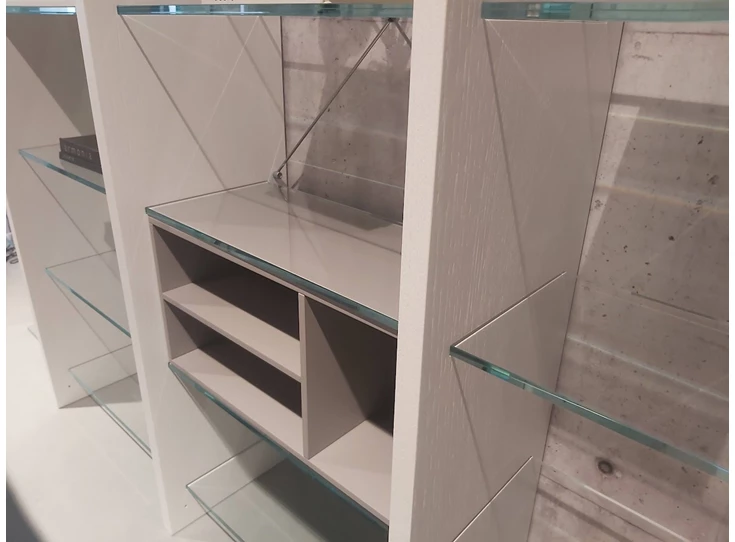 Detail Boekenrek Proxima White Natuzzi Italia