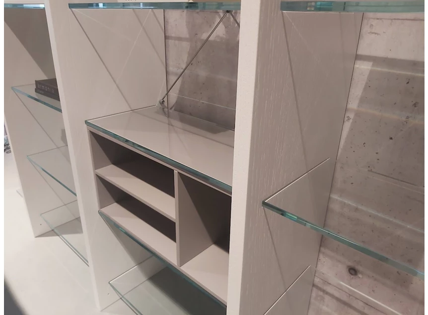 Detail Boekenrek Proxima White Natuzzi Italia