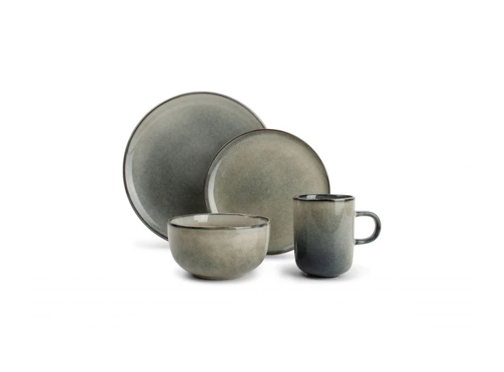 Servies-16delig- blauw/groen- Meridian- 850616